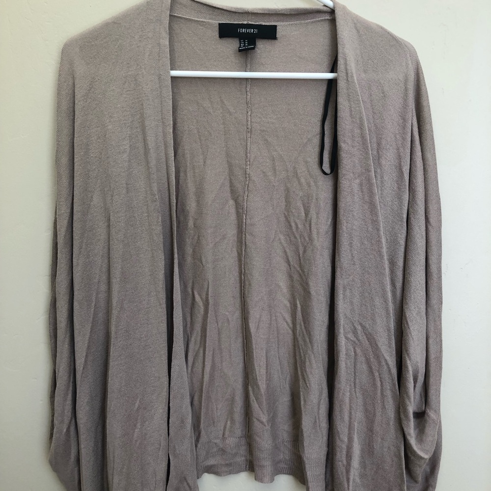 Armless cardigan
